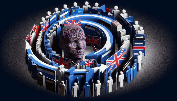 Are Debt Consolidation Fees Tax-Deductible: A Guide | DCL Individual in the UK combining multiple debts into a single manageable loan, representing financial relief and simplicity.
